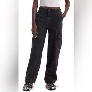 NWT Levi's Black ‘94 Baggy Cargos 24 x 30